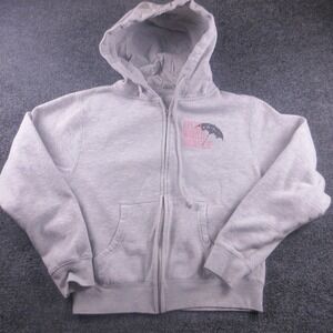 Disney Parks Hoodie Womens Medium Gray Mary Poppins Epcot Showcase Full Zip